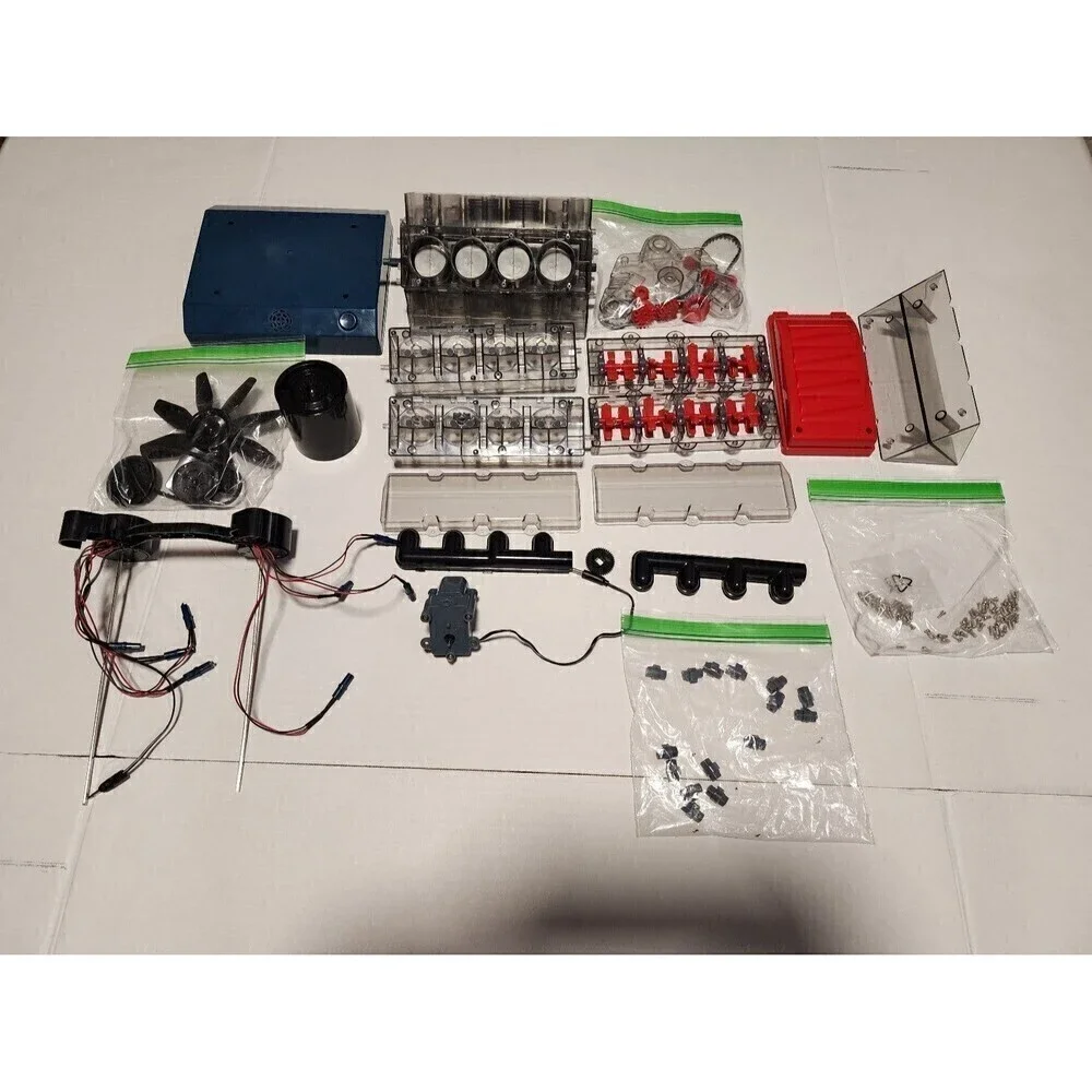 Playz V8 Combustion Engine Model Building Toy Kit